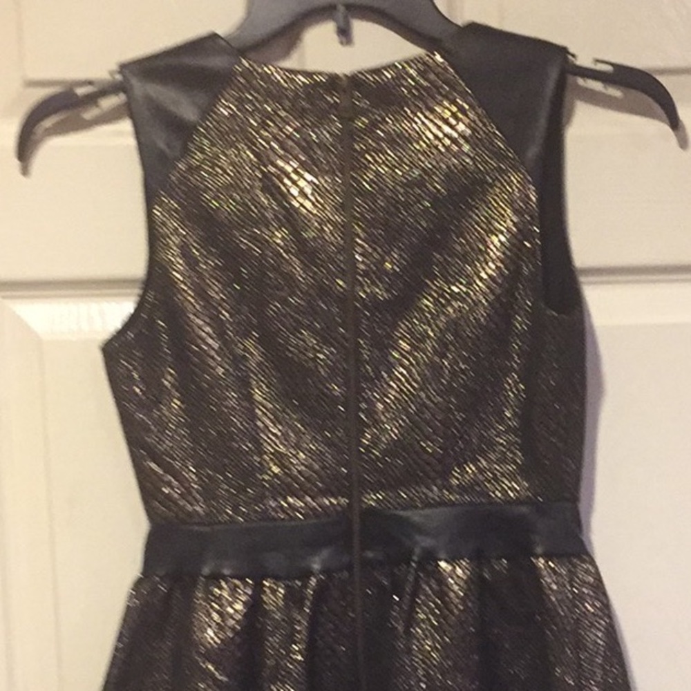 💕💕2X HOST PICK💕💕NWOT Bronze and black dress - Picture 3 of 7